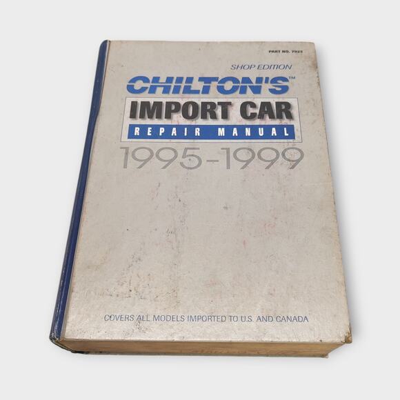 CHILTON'S Shop Edition Import Car Repair Manual 1995-1999 - Picture 1 of 7